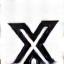 X (formerly Twitter) social media icon